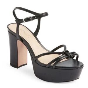 NEW! SCHUTZ Black Kelsie Platform Sandal - Multiple Sizes 🛵🚛